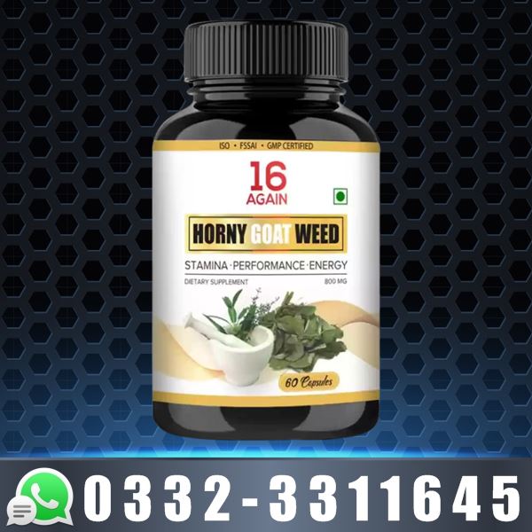 16 AGAIN Horny Goat Weed Capsules in Pakistan