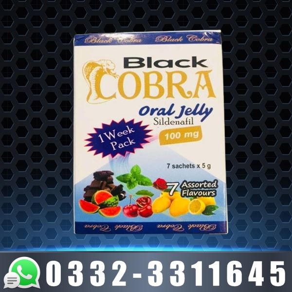 Black Cobra Oral Jelly in Pakistan