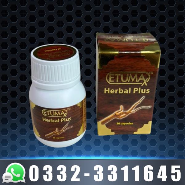 Etumax Herbal Plus 30 Capsules in Pakistan