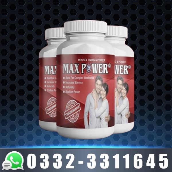 Max Power Male Enhancement Capsules in Pakistan