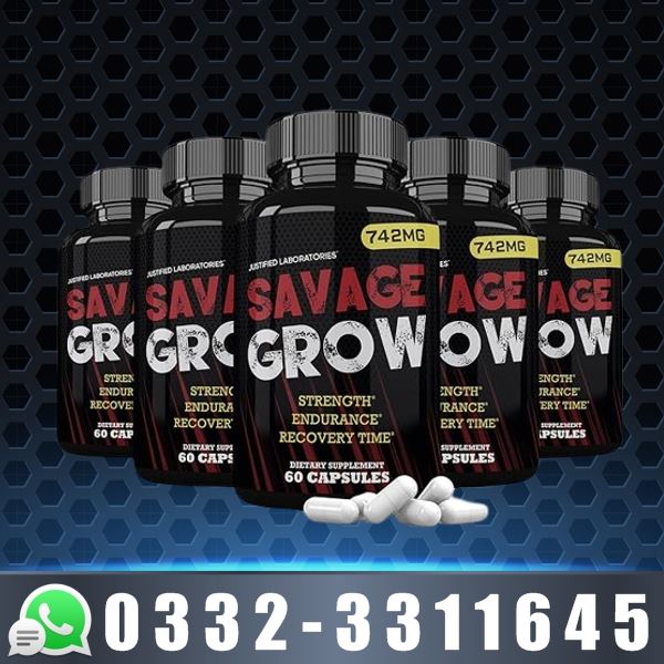 Savage Grow Plus Capsules in Pakistan