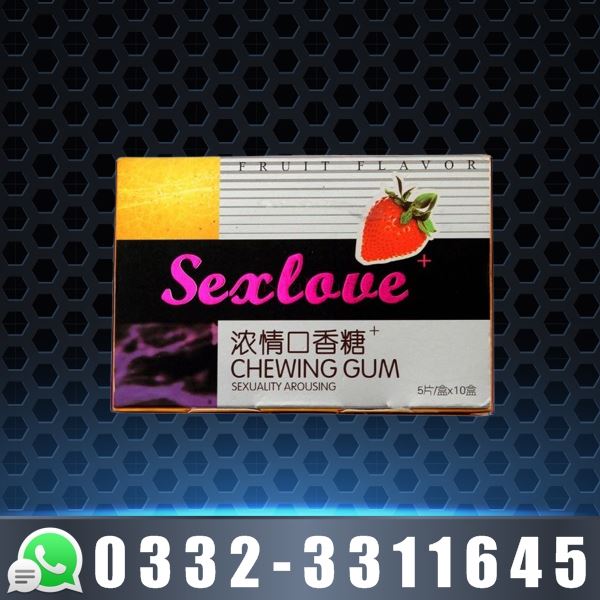 SexLove Fruit Flavor Chewing Gum in Pakistan