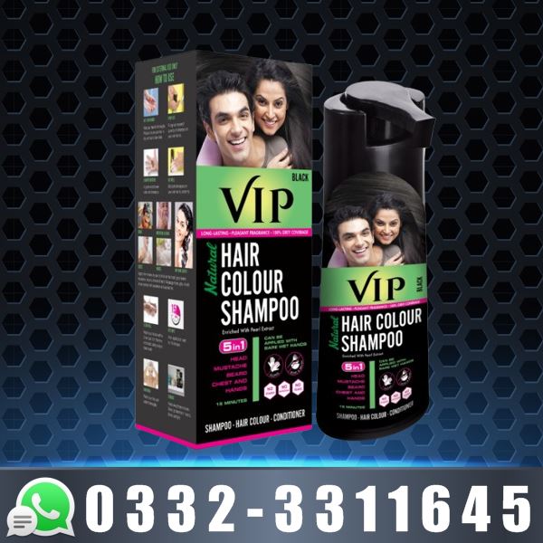 VIP Black Hair Color Shampoo in Pakistan